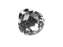 Меблева ручка кнопка GTV Crystal B d=30мм, хром, кристал
