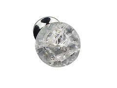 Мебельная ручка GTV Crystal C d=30мм, хром, кристалл