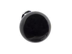 Мебельная ручка GTV Crystal C d=30мм, хром/черный кристалл