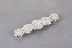 Мебельная ручка Giusti РГ 348 WMN676.128.00M5 венецианское серебро