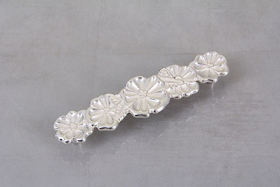 Мебельная ручка Giusti РГ 348 WMN676.128.00M5 венецианское серебро