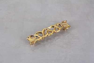 Мебельная ручка Giusti РГ 358 WMN688.096.00GP золото глянцевое