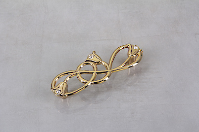 Мебельная ручка Giusti РГ 375 WMN672.096.KRGP золото глянцевое