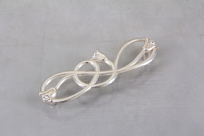 Мебельная ручка Giusti РГ 377 WMN672.128.KRM5 венецианское серебро