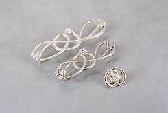 Мебельная ручка Giusti РГ 378 WMN672.096.KRM5 серебро Венеция