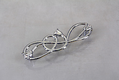 Мебельная ручка Giusti РГ 383 WMN672.128.KR02 хром глянцевый