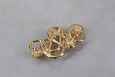 Мебельная ручка Giusti РГ 386 WMN665.096.KRGP золото глянцевое