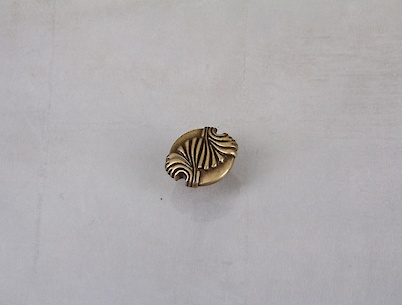 Мебельная ручка-кнопка Giusti РГ 408 WPO696.000.00D1 старое золото