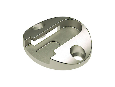 Кріплення газового ліфта KRABY Italiana Ferramenta до боковини під прикручування саморізами