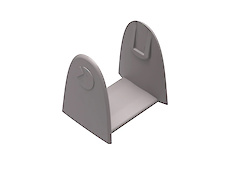 Заглушка до кріплення газового ліфта KRABY Italiana Ferramenta до фасаду