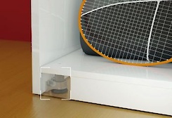 Мебельная опора регулируемая Italiana Ferramenta Integrato G с регулятором высоты 25 мм с шипами