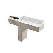 Прогумована вставка Italiana Ferramenta до меблевого полицетримача для скляних полиць K-LINE