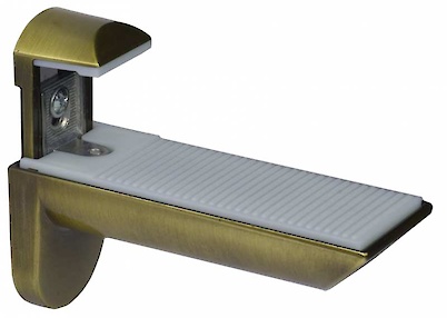 Полкодержатель Kaiman Italiana Ferramenta для стеклянных и деревянных полок под бронзу