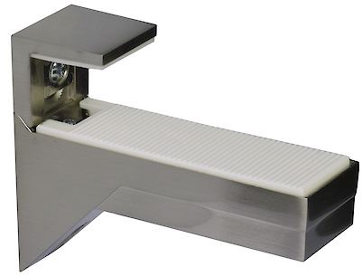 Полицетримач Kalabrone Maxi Italiana Ferramenta для скляних і дерев'яних полиць нікель