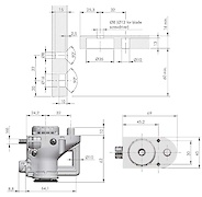 Меблева опора-стяжка ATACAMA J Italiana Ferramenta