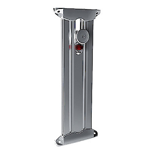 Прихований меблевий вертикальний підвіс Libra CH Italiana Ferramenta висота 500мм