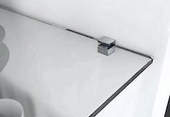 Меблевий полицетримач для скляних полиць KRISTAL Italiana Ferramenta під запрессовку