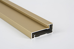 Фасадный рамочный профиль алюминиевый М41 золото