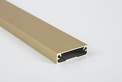 Фасадный рамочный профиль алюминиевый М7 золото