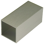 Труба квадратная алюминиевая 45х45х2мм, алюминий BRUSH