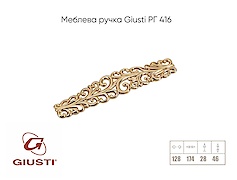 Меблева ручка Giusti РГ 416 WMN707.128.00GP 