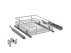 Ящик выдвижной Vibo H=145 для модуля 450мм на направляющих плавного закрывания и неполного выдвижения 