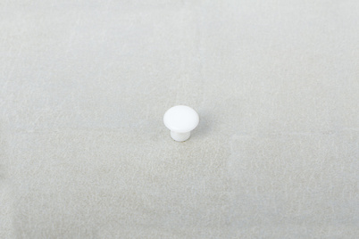 Декоративна заглушка Italiana Ferramenta для маскування отворів d=5 біла, 100шт