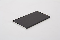 Полоса алюминиевая анодированная 50x4мм L=5950 мм черный Brush