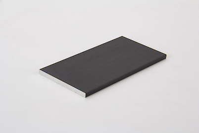 Полоса алюминиевая анодированная 50x4мм L=5950 мм черный Brush