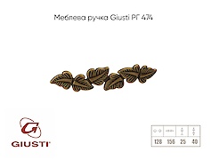 Меблева ручка Giusti РГ 474 WMN719.128.00D1 