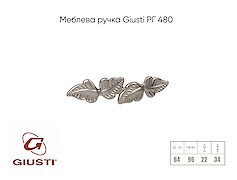 Меблева ручка Giusti РГ 480 WMN719.064.00R3 