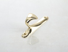 Меблевий гачок Falso Stile KK-14 одинарний - золото глянсове