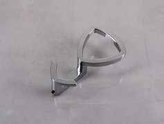 Мебельный крючок Falso Stile KK-16 двойной - хром глянцевый