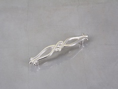 Мебельная ручка Giusti РГ 487 WMN.715.096.KRM5 венецианское серебро