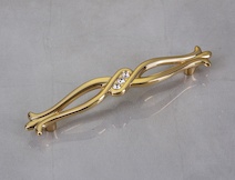 Меблева ручка Giusti РГ 492 WMN.715.128.KRGP золото глянсове