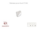 Меблева ручка Giusti РГ 500 WPO.716.030.MBM2 слонова кістка