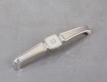 Меблева ручка Giusti РГ 501 WMN.716.160.MBM5 венеціанське срібло + перламутровий