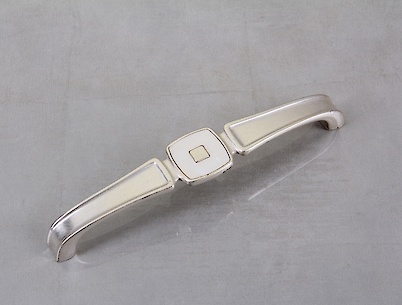 Меблева ручка Giusti РГ 501 WMN.716.160.MBM5 венеціанське срібло + перламутровий