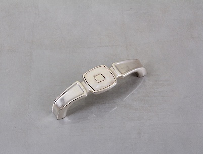 Меблева ручка Giusti РГ 502 WMN.716.096.MBM5 венеціанське срібло + перламутровий