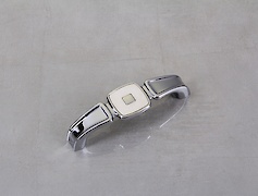 Меблева ручка Giusti РГ 505 WMN.716.096.MB02 хром глянсовий+ перламутровий