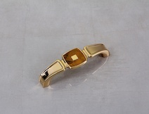 Меблева ручка Giusti РГ 508 WMN.716.096.MGGP золото глянсове + темний перламутровий