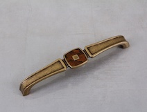 Меблева ручка Giusti РГ 510  WMN.716.160.MGD1 старе золото + темний перламутровий