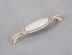 Мебельная ручка Giusti РГ 517 M78.01.F3.T5G золото винтажное с керамикой