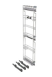 Карго Vibo MAXI п'ятирівневе бічне праве з гачками для швабри для модуля 150 мм (ELQGM155PAPDXPRPC)