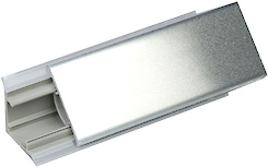 Отбортовка Scilm пластиковая треугольная под алюминий гладкий H=30