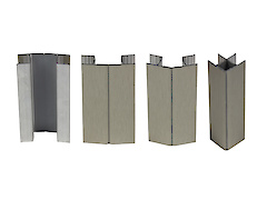 Уголок регулируемый Scilm для пластикового цоколя H=150 под нержавейку