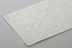 Самоклеючі демпфери Italiana Ferramenta циліндричні 10x1мм, 50шт