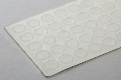 Самоклеючі демпфери Italiana Ferramenta циліндричні 10x1мм, 50шт