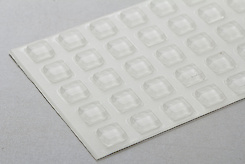 Самоклеючі демпфери Italiana Ferramenta квадратні 10x2.5мм, 55шт