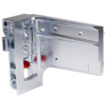 Підвіс меблевий з регулюванням Italiana Ferramenta Libra H7 під запресовку для планки правий